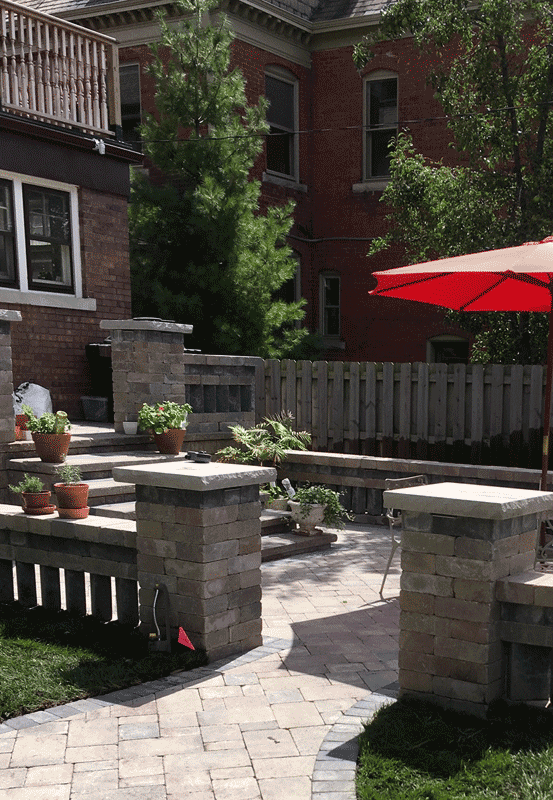 Brick Front Walkway and Patio in Royal Oak MI
