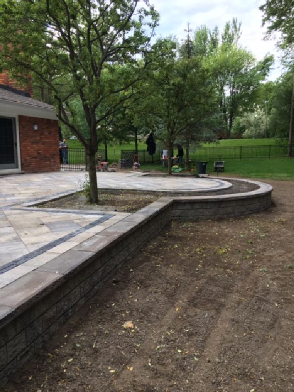 Brick Paver Patio Installation