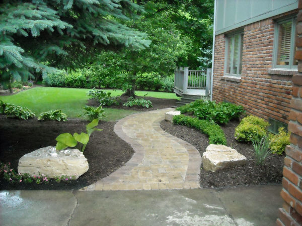 Paver Walkway and Landscape design Paver Walkway and Landscape design
