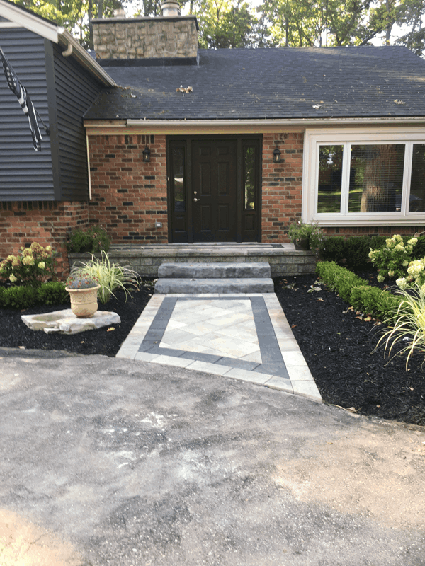 Brick Paver Walkway Bloomfield Township MI Brick Paver Walkway Bloomfield Township MI