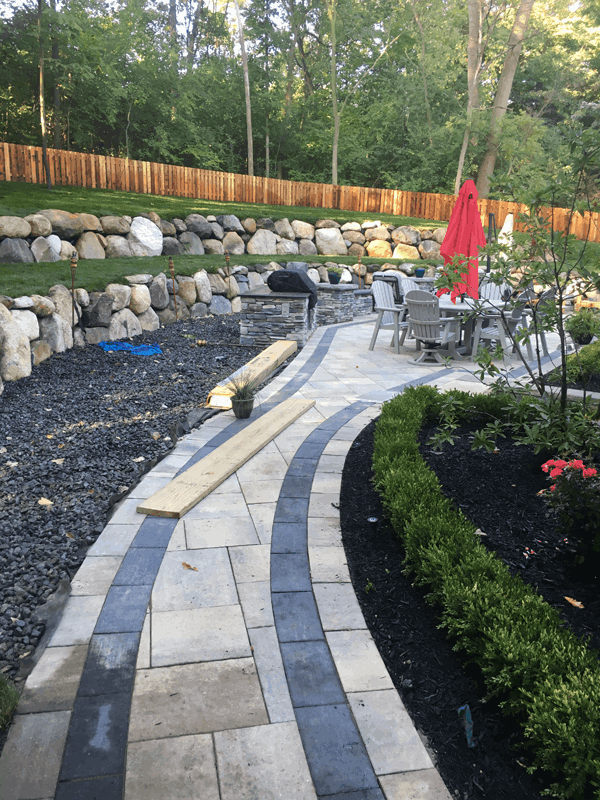 Stone Retaining Wall Bloomfield Township MI Stone Retaining Wall Bloomfield Township MI