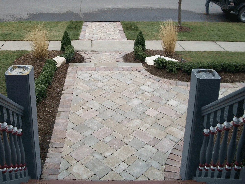 Brick Paver Front Walkway Brick Paver Front Walkway