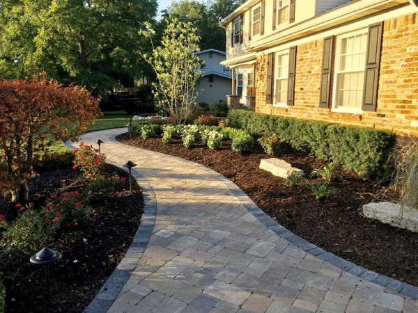 Brick Paver Installation - walkway Brick Paver Installation - walkway