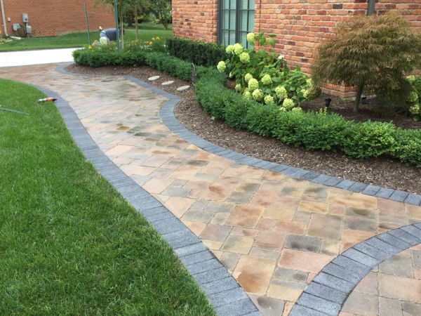 Brick Paver Installation - walkway Brick Paver Installation - walkway