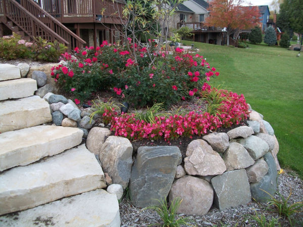 stone retaining wall stone retaining wall