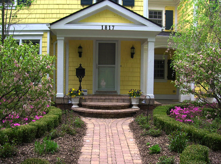 Porch - Design and Installation of Brick Pavers Porch - Design and Installation of Brick Pavers