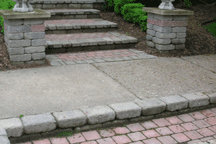 brick steps