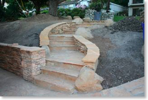 stone walkway